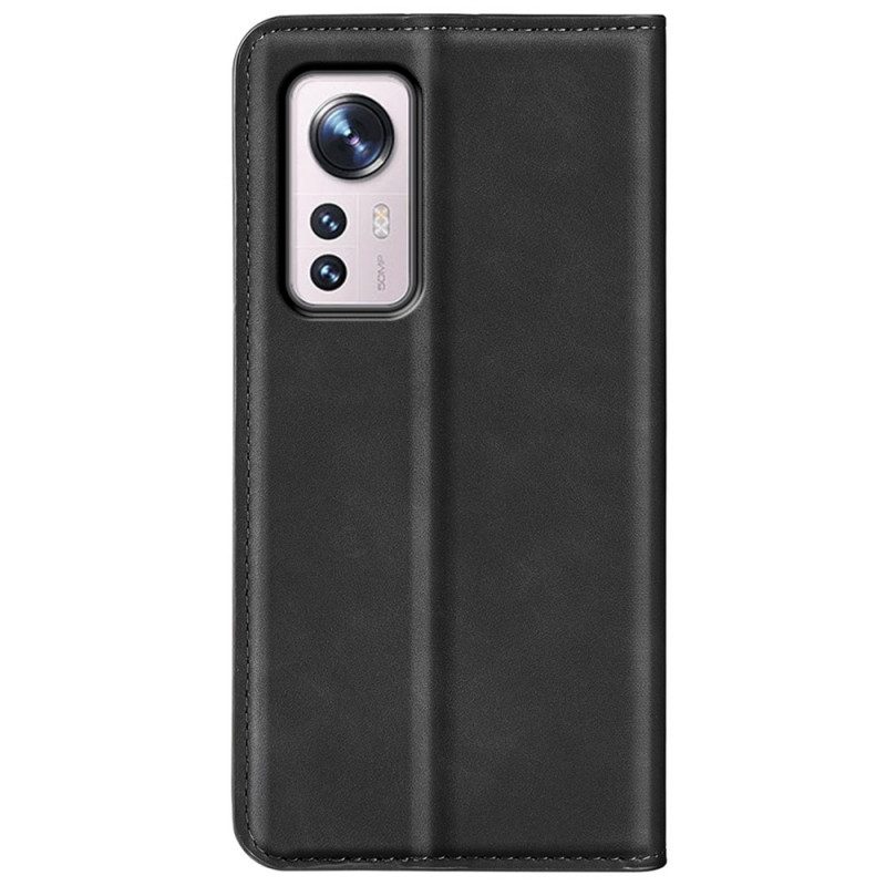 Folio Cover Xiaomi 12 / 12X Custodia in pelle Tocco Di Pelle