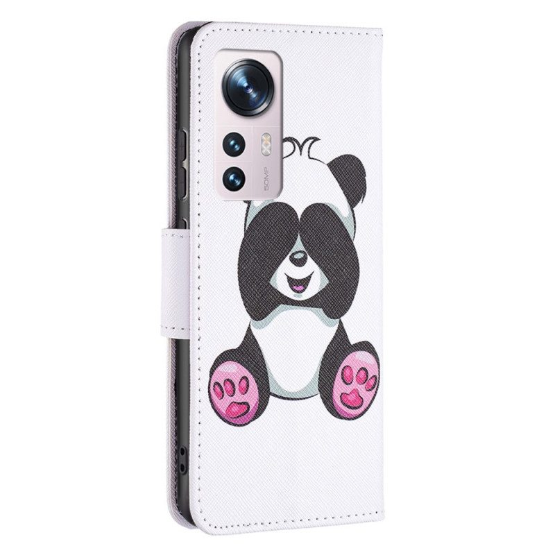 Folio Cover Xiaomi 12 / 12X Divertimento Panda