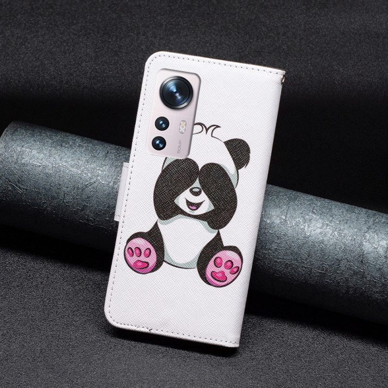 Folio Cover Xiaomi 12 / 12X Divertimento Panda