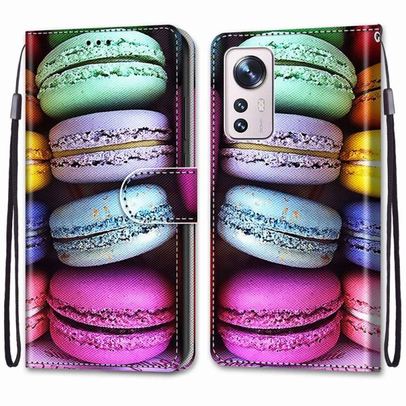 Folio Cover Xiaomi 12 / 12X Macarons