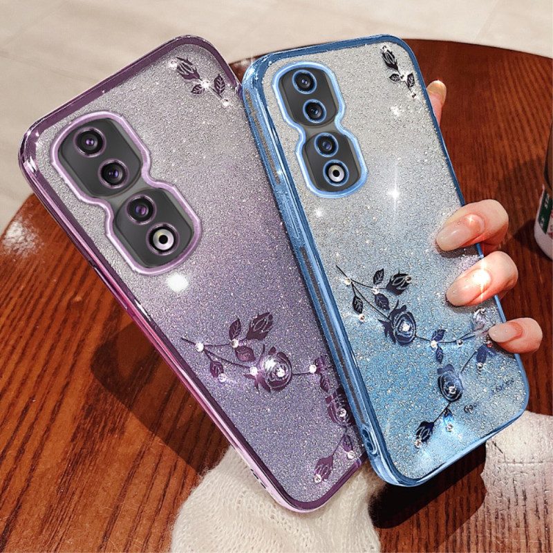 Cover Honor 90 Pro Colore Sfumato Glitterato