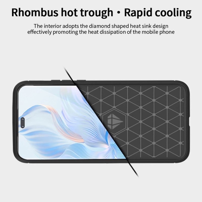 Cover Honor 90 Pro Fibra Di Carbonio Spazzolata Mofi