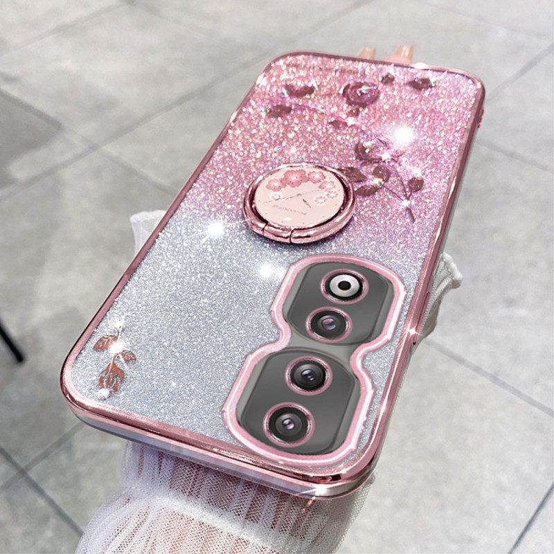 Cover Honor 90 Pro Supporto Glitter E Vivavoce