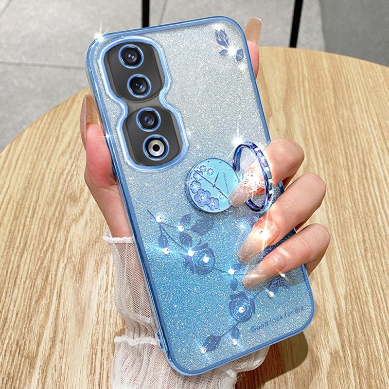 Cover Honor 90 Pro Supporto Glitter E Vivavoce