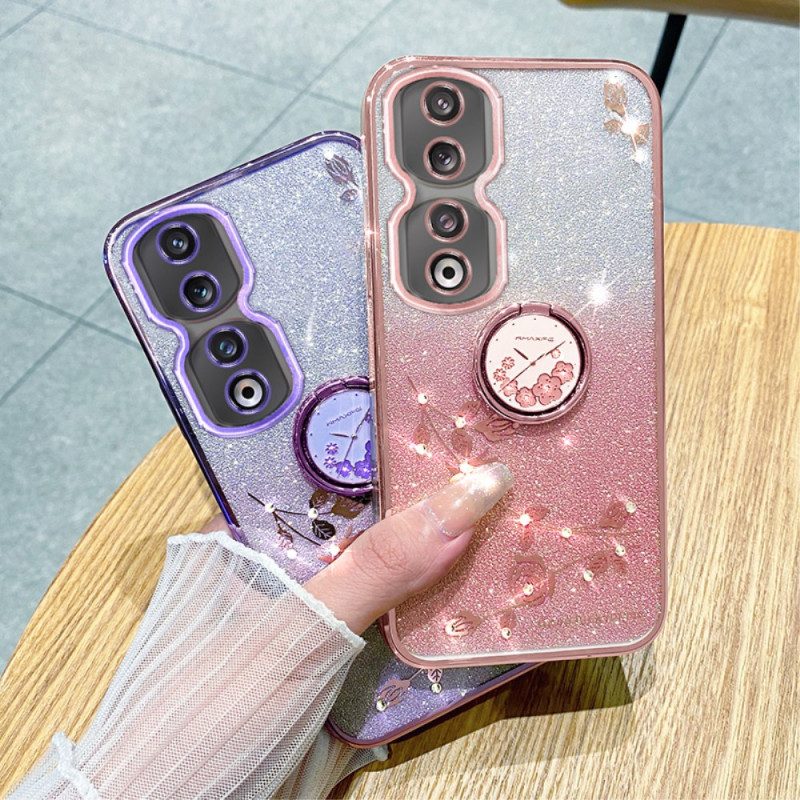 Cover Honor 90 Pro Supporto Glitter E Vivavoce