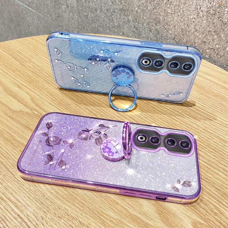 Cover Honor 90 Pro Supporto Glitter E Vivavoce