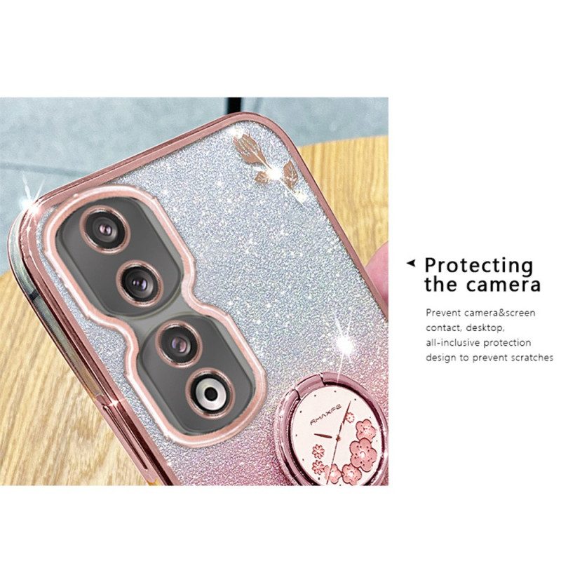 Cover Honor 90 Pro Supporto Glitter E Vivavoce