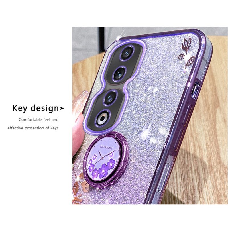 Cover Honor 90 Pro Supporto Glitter E Vivavoce