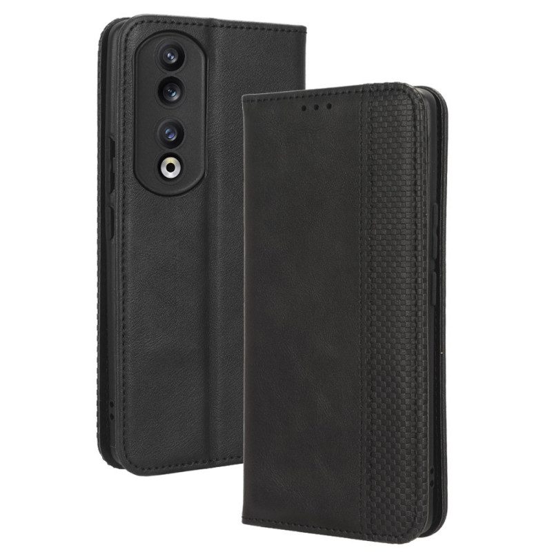 Folio Cover Honor 90 Pro Custodia in pelle Elegante