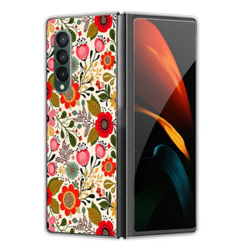 Cover Samsung Galaxy Z Fold 3 5G Arazzo Floreale