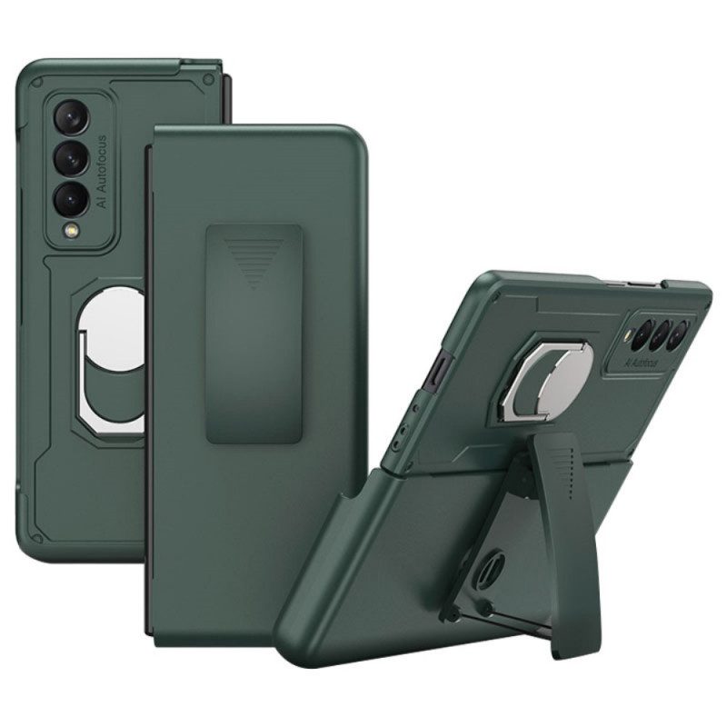 Cover Samsung Galaxy Z Fold 3 5G Con Anello E Supporto Gkk