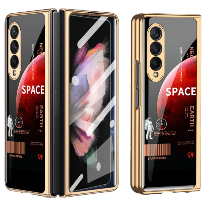 Cover Samsung Galaxy Z Fold 3 5G Con Protezione Dello Schermo Spaziale