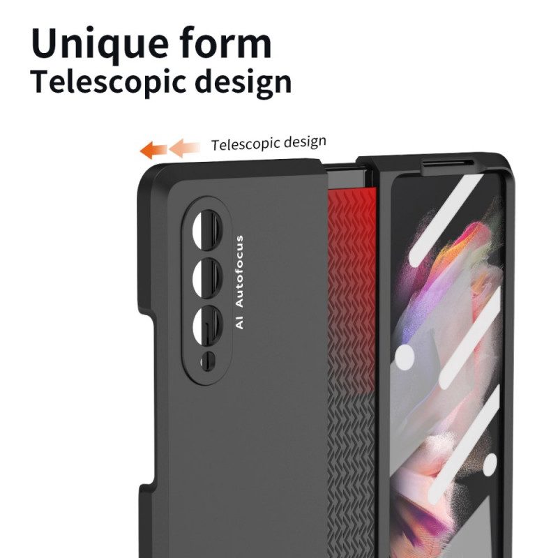 Cover Samsung Galaxy Z Fold 3 5G Con Protezione Per Lo Schermo E Cerniera