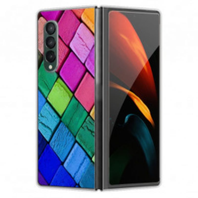 Cover Samsung Galaxy Z Fold 3 5G Cubi Colorati