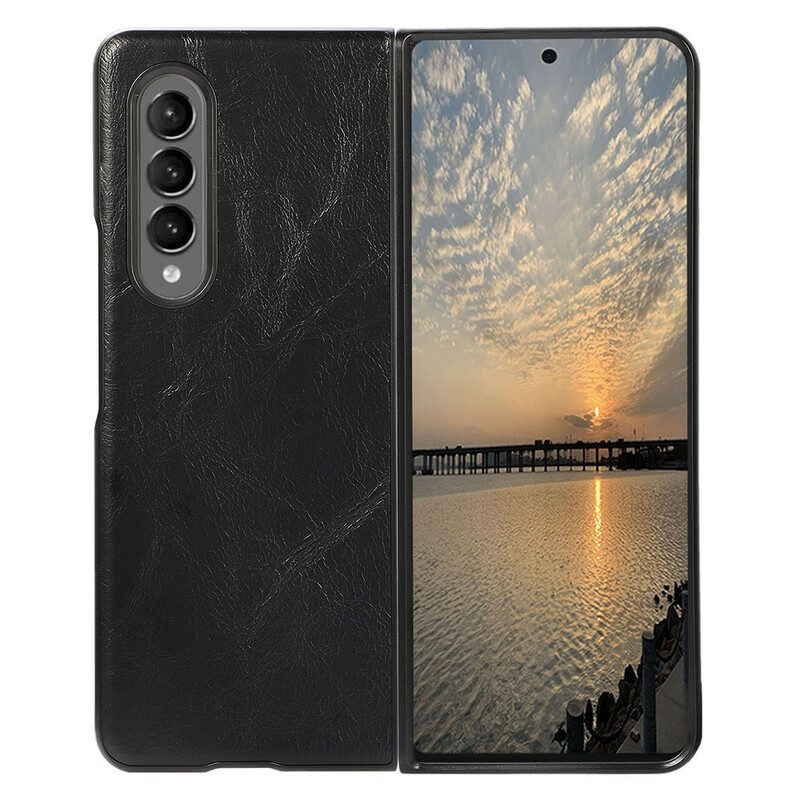 Cover Samsung Galaxy Z Fold 3 5G Ecopelle Premium