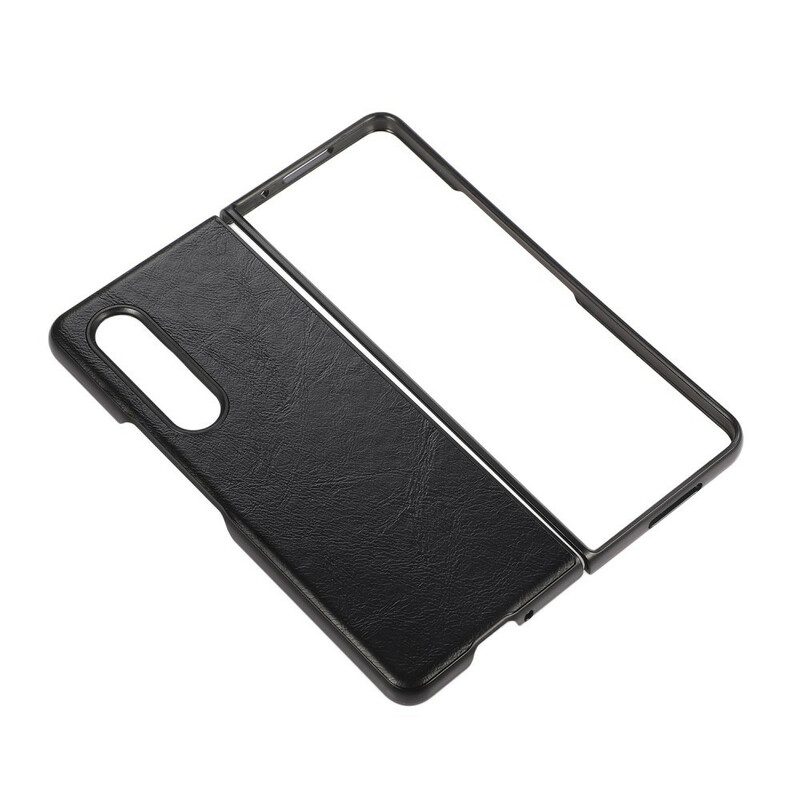 Cover Samsung Galaxy Z Fold 3 5G Ecopelle Premium