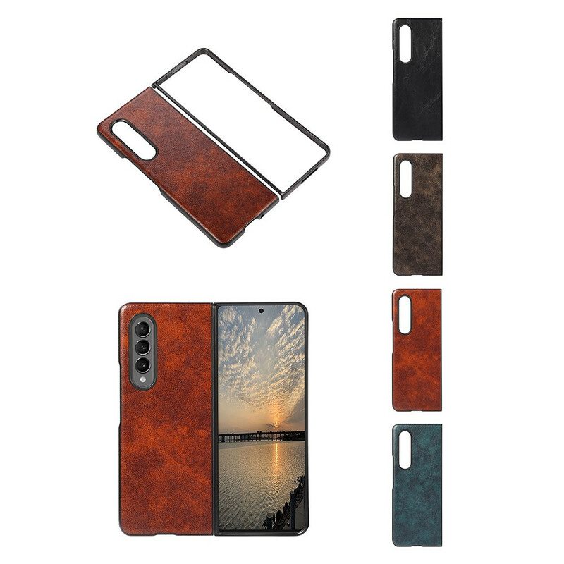 Cover Samsung Galaxy Z Fold 3 5G Ecopelle Premium