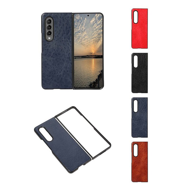 Cover Samsung Galaxy Z Fold 3 5G Ecopelle Testurizzata