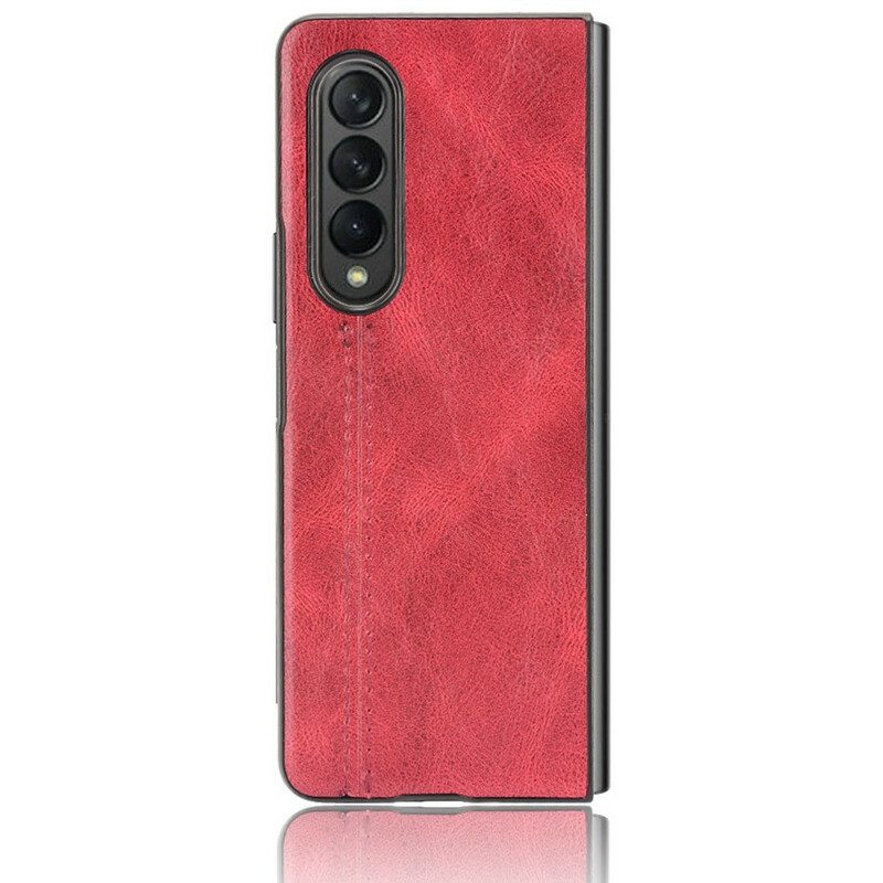 Cover Samsung Galaxy Z Fold 3 5G Effetto Pelle Couture