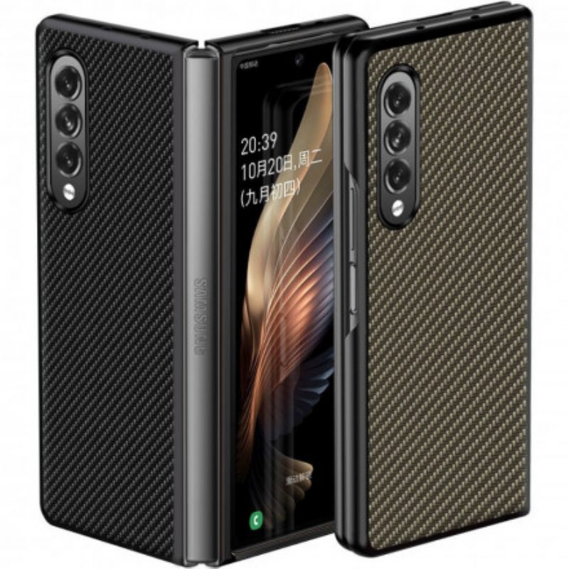 Cover Samsung Galaxy Z Fold 3 5G Fibra Di Carbonio Sottile