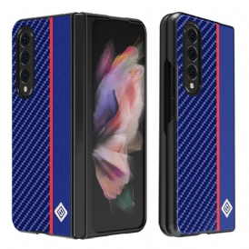 Cover Samsung Galaxy Z Fold 3 5G Linea Fibra Di Carbonio Lc.imeeke