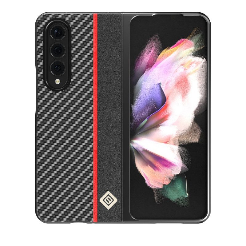 Cover Samsung Galaxy Z Fold 3 5G Linea Fibra Di Carbonio Lc.imeeke