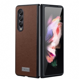 Cover Samsung Galaxy Z Fold 3 5G Litchi Pelle Stile Sulada