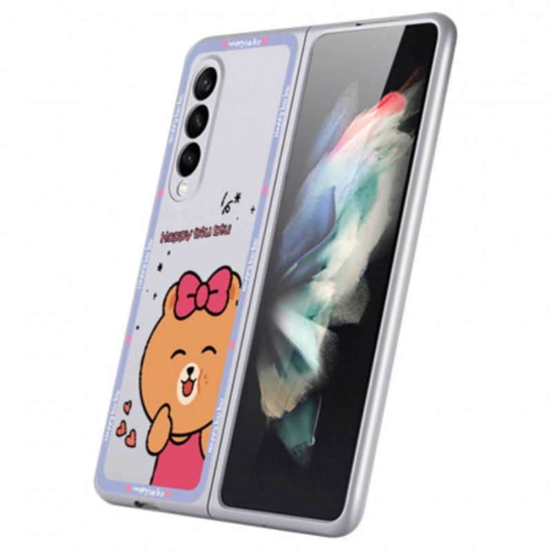 Cover Samsung Galaxy Z Fold 3 5G Orso Femminile