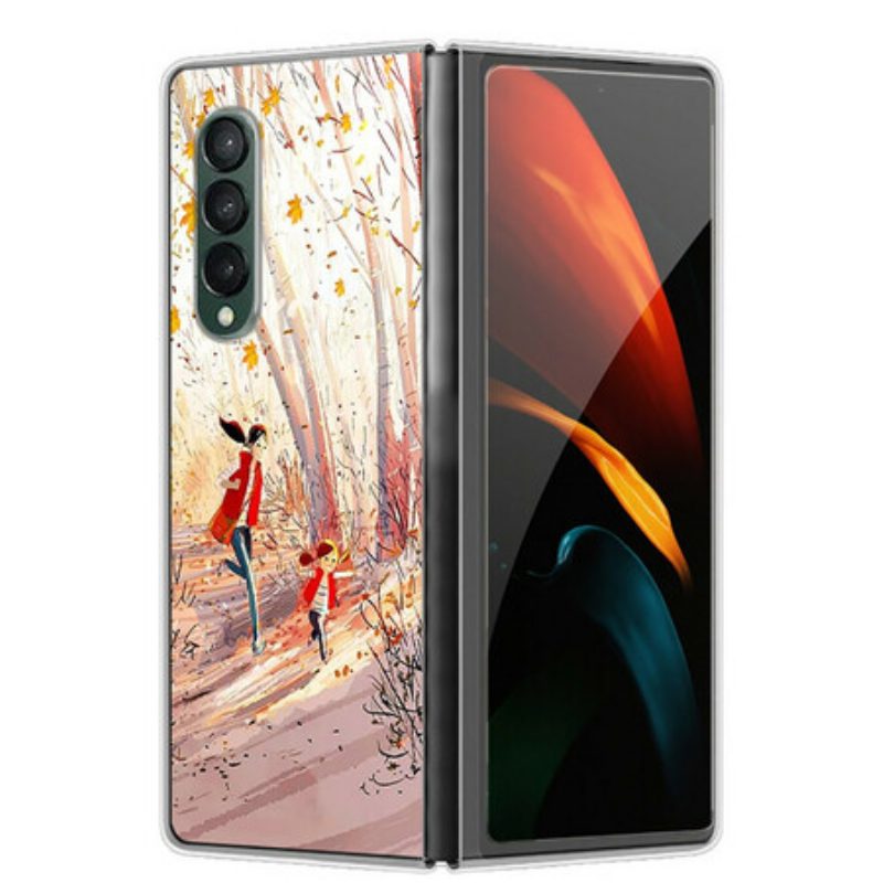 Cover Samsung Galaxy Z Fold 3 5G Paesaggio Autunnale