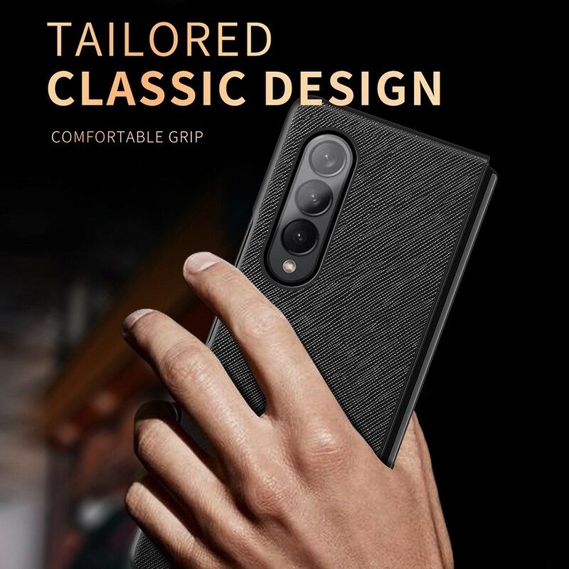 Cover Samsung Galaxy Z Fold 3 5G Pelle Martellata