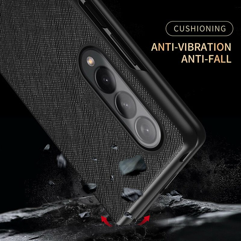 Cover Samsung Galaxy Z Fold 3 5G Pelle Martellata