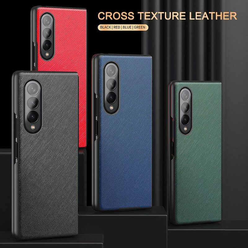 Cover Samsung Galaxy Z Fold 3 5G Pelle Martellata