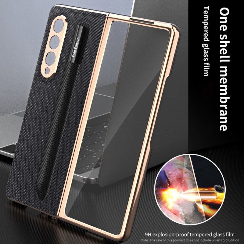 Cover Samsung Galaxy Z Fold 3 5G Proteggi Schermo E Supporto Per Stilo