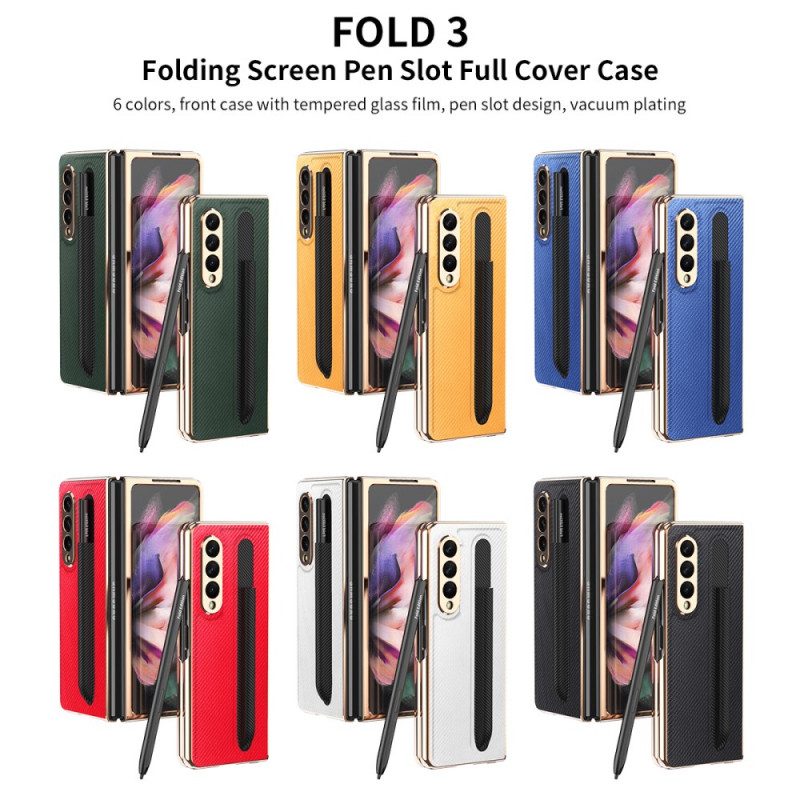 Cover Samsung Galaxy Z Fold 3 5G Proteggi Schermo E Supporto Per Stilo