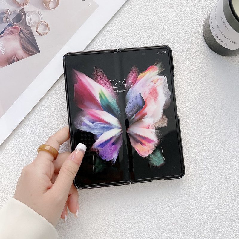 Cover Samsung Galaxy Z Fold 3 5G Protezione Dello Schermo E Supporto Per Anello