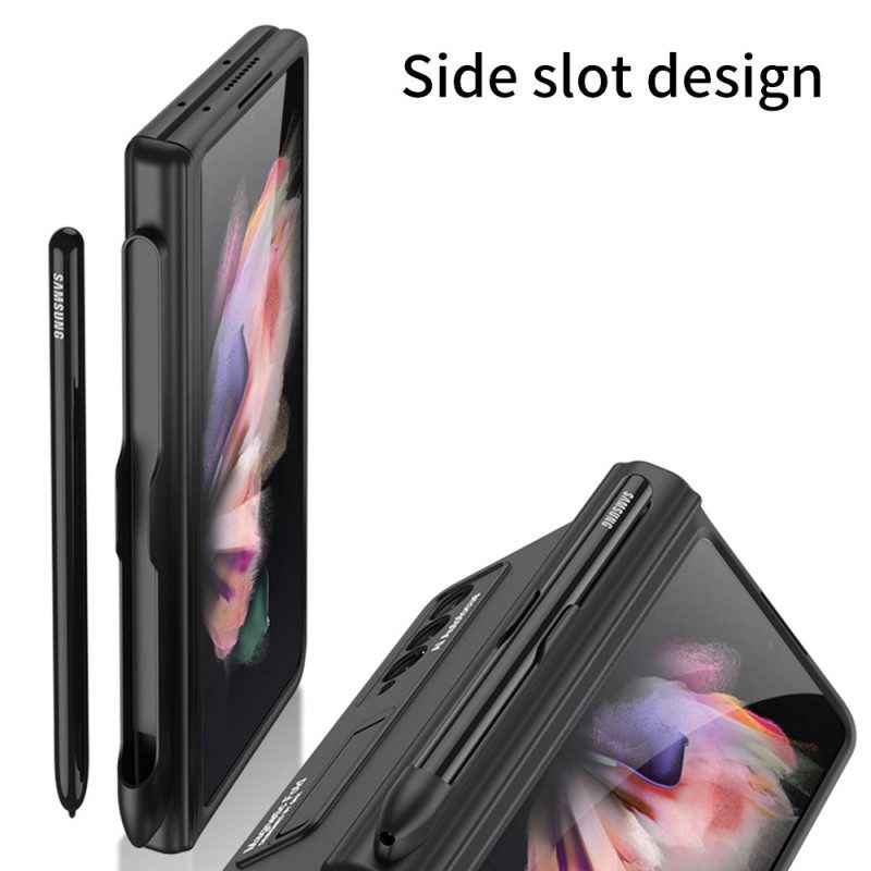 Cover Samsung Galaxy Z Fold 3 5G Supporto In Plastica E Porta Stilo Gkk