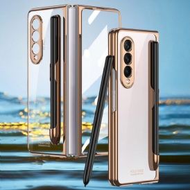 Cover Samsung Galaxy Z Fold 3 5G Trasparente Con Supporto Per Stilo Gkk