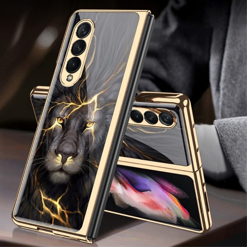 Cover Samsung Galaxy Z Fold 3 5G Vetro Temperato Leone Gkk