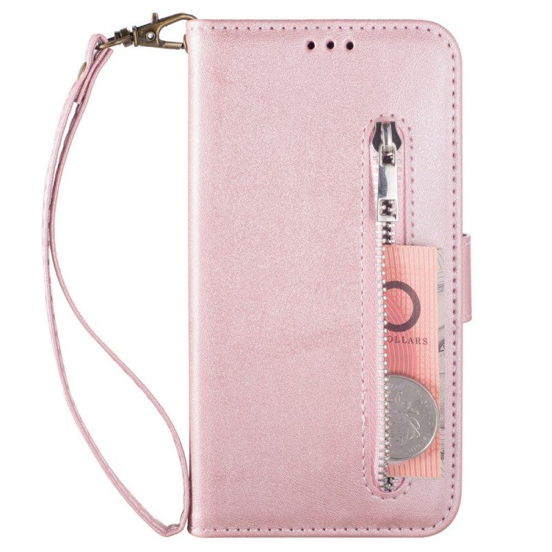 Custodia in pelle Samsung Galaxy Z Fold 3 5G Borsa Con Cordino