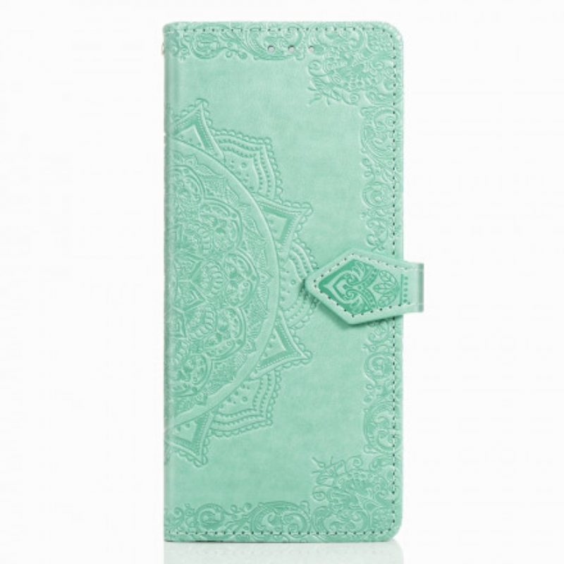 Custodia in pelle Samsung Galaxy Z Fold 3 5G Mandala Medioevo