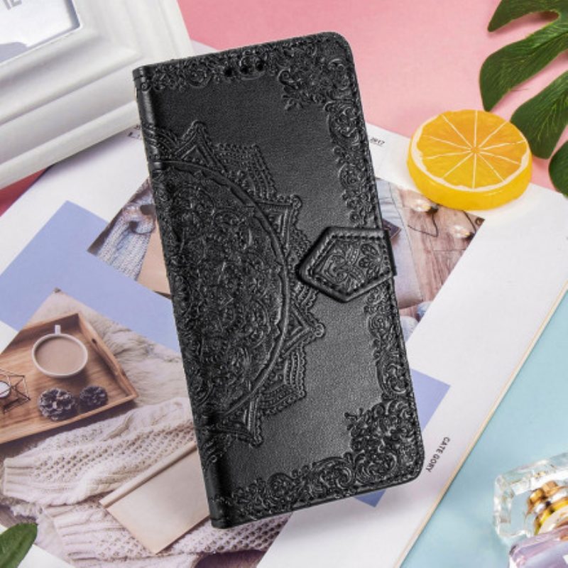 Custodia in pelle Samsung Galaxy Z Fold 3 5G Mandala Medioevo