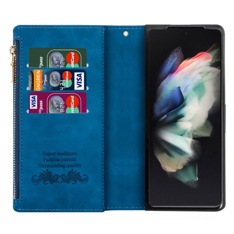 Folio Cover Samsung Galaxy Z Fold 3 5G Con Portamonete