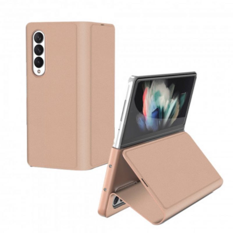 Folio Cover Samsung Galaxy Z Fold 3 5G Custodia in pelle Gkk Ultra Fine