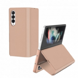 Folio Cover Samsung Galaxy Z Fold 3 5G Custodia in pelle Gkk Ultra Fine