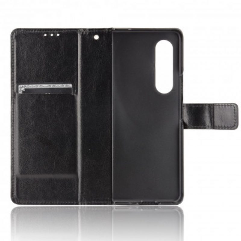 Folio Cover Samsung Galaxy Z Fold 3 5G Ecopelle Appariscente