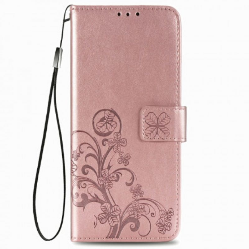 Folio Cover Samsung Galaxy Z Fold 3 5G Fiori Design Con Cordino