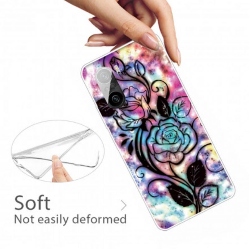 Cover Xiaomi Mi 11i 5G Fiore Grafico