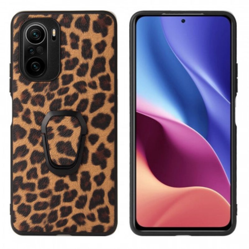 Cover Xiaomi Mi 11i 5G Supporto Ad Anello Leopardato Supporto Ad Anello Leopardato