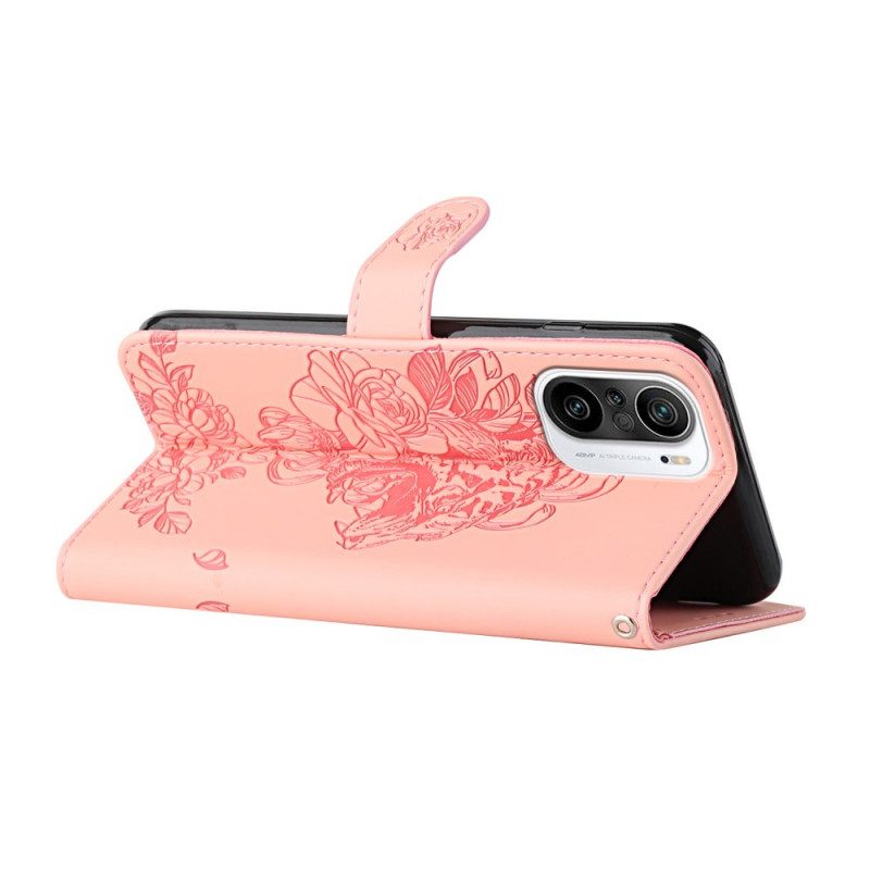 Folio Cover Xiaomi Mi 11i 5G Barocco Strappy Tiger