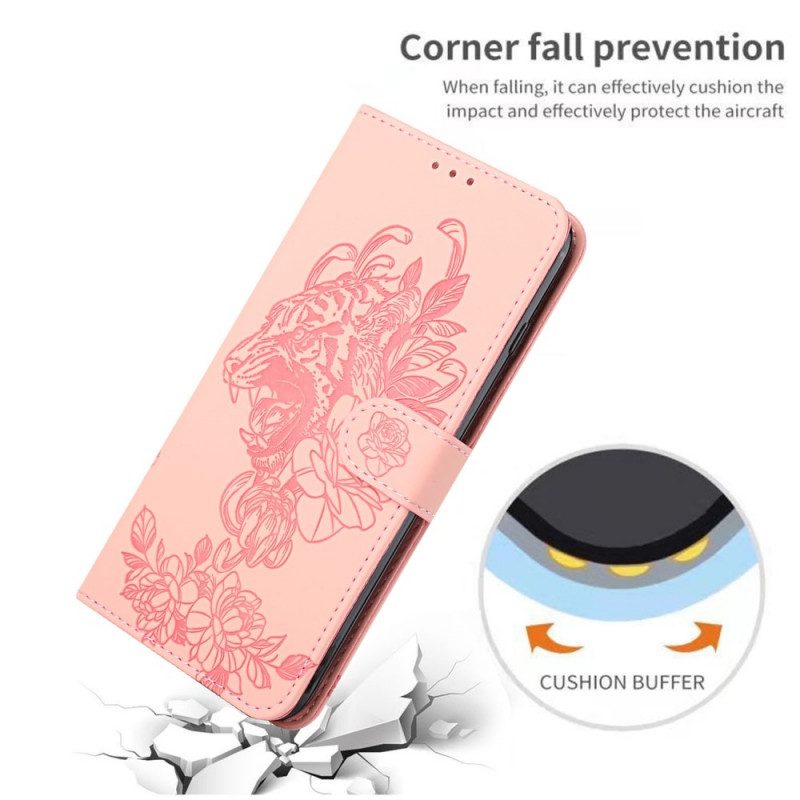 Folio Cover Xiaomi Mi 11i 5G Barocco Strappy Tiger